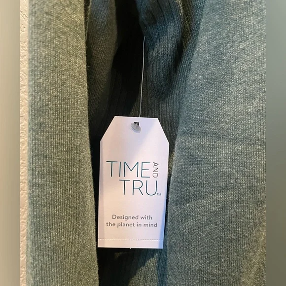 Time and Tru Open Front Cardigan - Picture 3 of 7